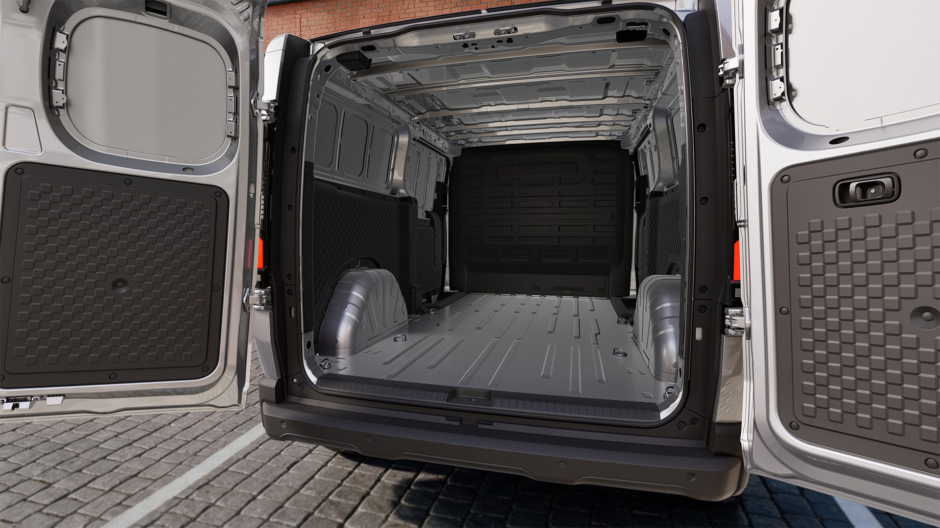 De laadruimte van de Kia PV7 Cargo