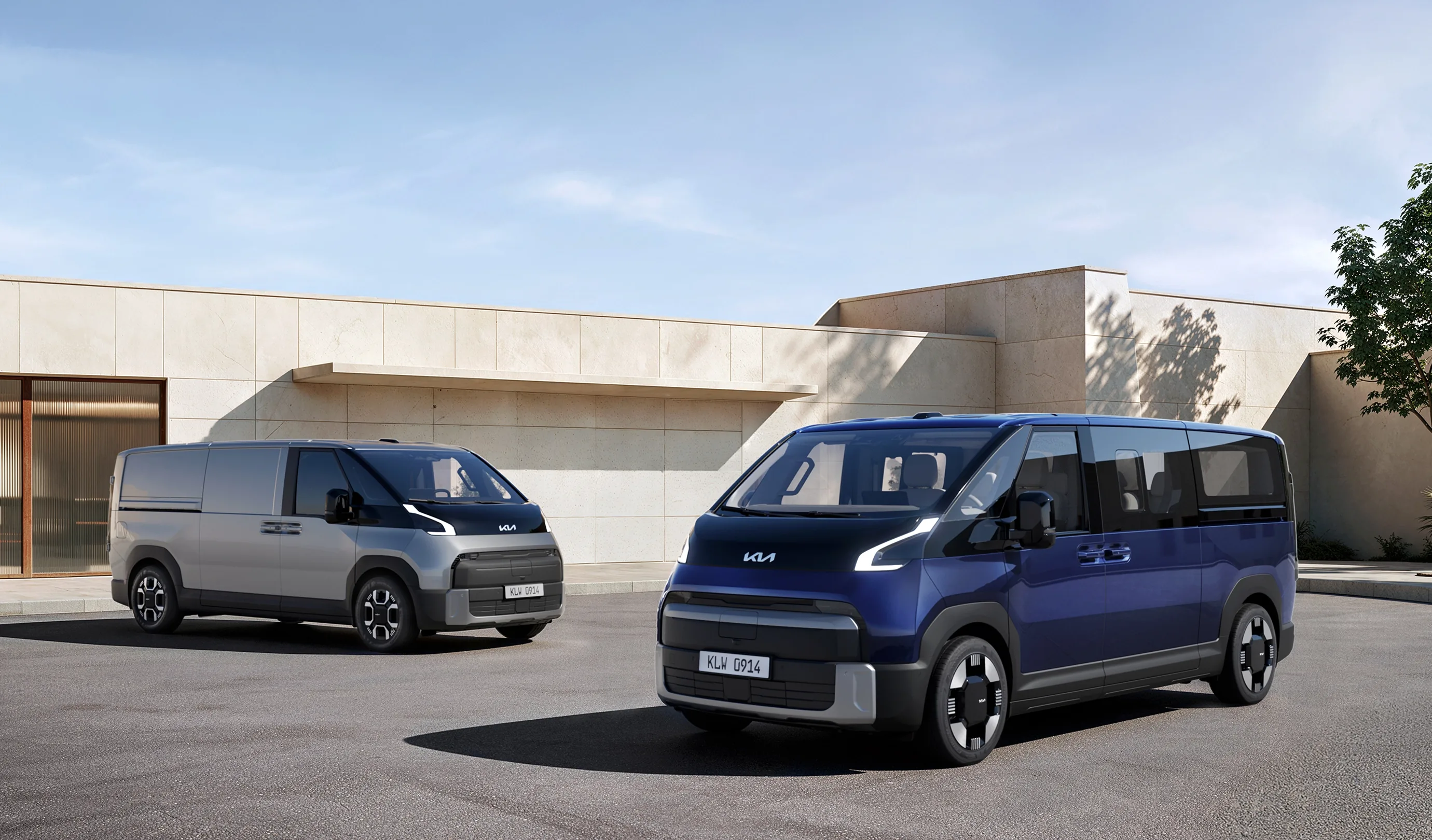 Kia PV7 Cargo en PV7 Passenger voor een modern bedrijfspand