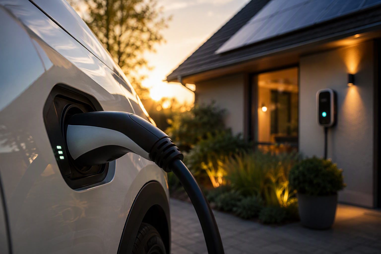 Laadstekker in een elektrische Kia